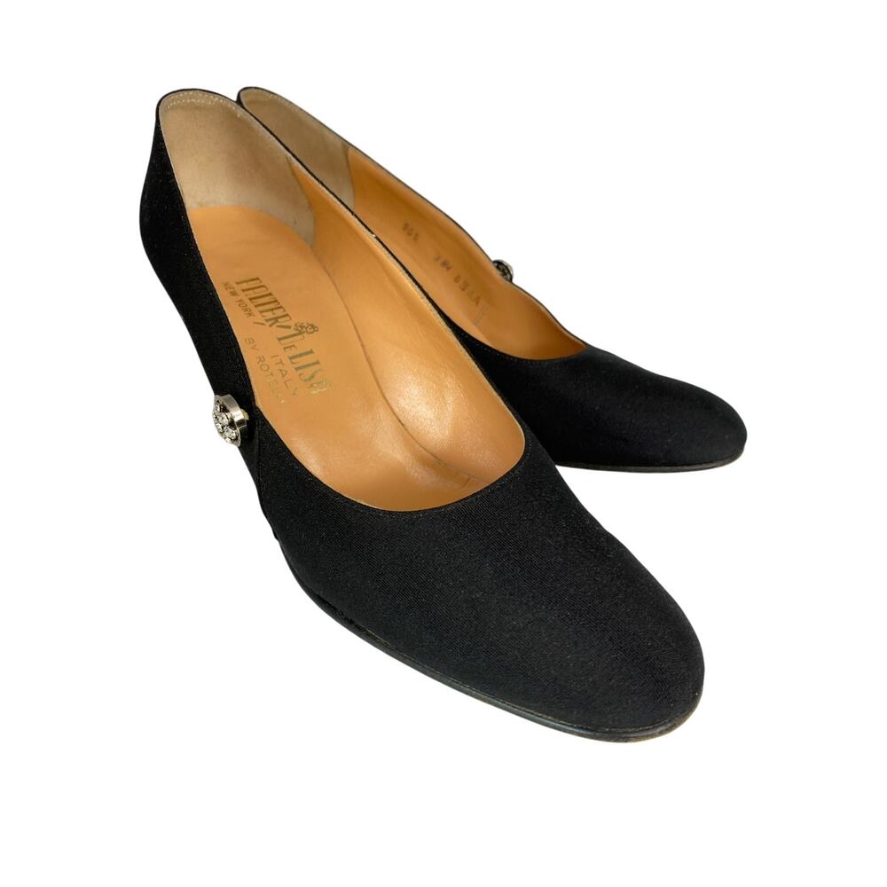 Old Money Palter DeLiso By Rotelli Twee  Italy  61/2AA Vintage Retro  Pumps READ